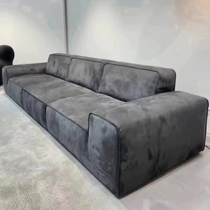 Canapé en tissu minimaliste pour salon, petit canapé en tissu pour appartement, villa, combinaison de canapés, emballage sous vide, canapé compressé - Product Image 2