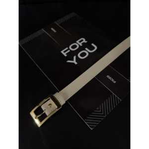 Cinturón Delgado para Mujer Fiori con Hebilla Cuadrada de Aleación, Cinturón Casual de Poliéster para Vestido, Camisa, Chaqueta o Pantalón - Product Image 2