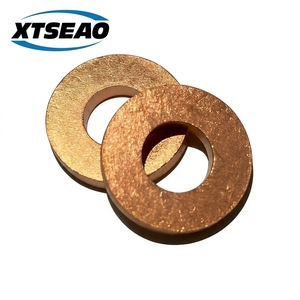 Joint d'étanchéité en cuivre pour injecteur diesel Common Rail XTSEAO, référence OEM 1981.73, rondelle et joint d'étanchéité - Product Image 1