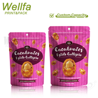 Fabrieks-OEM voedselveilige 120g 200g pinda stand-up pouch aluminiumfolie hoge barrière noten snack cashew walnoot plastic zakken Doypack