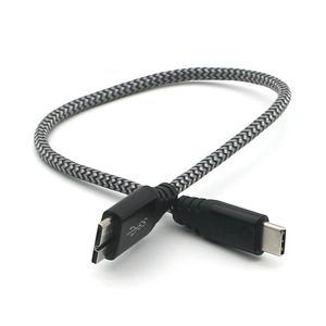 Cable de datos Lung Kay tipo C a Micro USB 3.0, trenzado de nailon, 0,5 m, para ordenador - Product Image 5