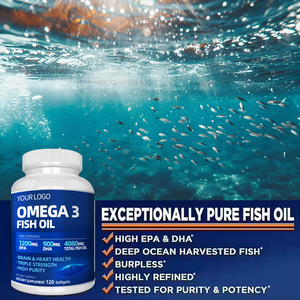 โอเมก้า<span class=keywords><strong>3</strong></span>ซอฟต์เจลที่มี EPA และ DHA อาหารเสริมน้ำมันปลา - Product Image 3