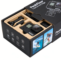 Emballage pour objectif d'appareil photo en carton ondulé, boîte robuste avec doublure en mousse, pour ranger l'appareil photo et les objectifs en toute sécurité