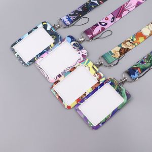 Nuevo y adorable soporte para tarjetas de anime, cordón para llavero de monstruo de juego, cordón para tarjeta de identificación o de autobús, accesorios de cordón para llavero. - Product Image 2