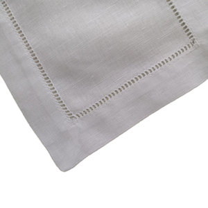 Servilletas de Cóctel Cuadradas de Lino y Algodón Bordadas con Monograma Personalizado, Suministro Directo de Fábrica, Estilo Clásico, Hechas a Mano, Ecológicas - Product Image 1
