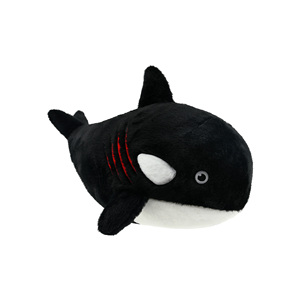 Crea tu propio personaje Ballena blanda Juguetes de peluche Tiburón blanco y negro Animal de peluche Juguete suave personalizado - Product Image 5
