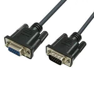 Manufacturer D Sub 15 Pin Male To Female Cable VGA 15 Pin Cable For Computer
