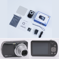 Nouvel appareil photo numérique rétractable avec zoom optique 7X, double caméra 8K 88MP HD, écran 2"-3", Wi-Fi, AF, pour la photographie