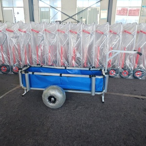 Outdoor <strong>Aluminum</strong> <strong>Fishing</strong> Beach <strong>Cart</strong> Trolley with <strong>2</strong> Balloon Tires Beach <strong>Fishing</strong> <strong>Cart</strong> - Product Image 4