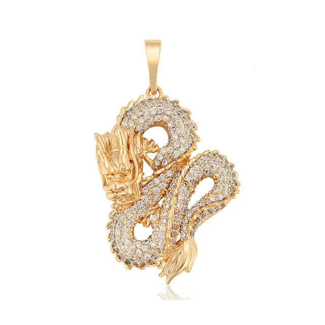 35831 xuping Customizable Fashion Hot Sale of Traditional Culture Dragons Into Myths and Legends Pendants