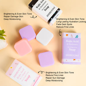 Jabón en Barra Vegano Orgánico de Marca Privada con Ácido Kójico y Glutatión para Aclarar, Blanquear, Hidratar y Controlar la Grasa del Rostro y Cuerpo - Product Image 2