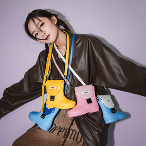Nouveau Sac Bandoulière Femme 2026 Amusant et Tendance, Design <span class=keywords><strong>Bottes</strong></span> de Pluie Créatif, Sac à Main Femme, Pochette Téléphone, Portefeuille - Product Image 6
