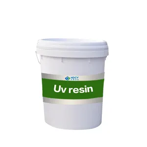 Uv Resin Pressure Sensitive Adhesive Polyurethane Acrylate Light Curing Viscous Liquid High Gloss