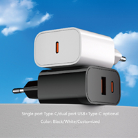 Chargeur rapide PD 25W Type C pour iPhone 16 Pro Max Chargeur mural de voyage OEM Protection OTP Accessoires mobiles pour montres intelligentes