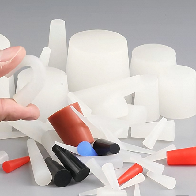 Fully Customized Rubber Supplier Conical Silicone Plug Silicon Stopper Industrial Rubber Plug