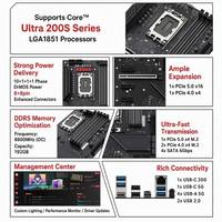Carte mère B860M-PLUS S WIFI7 LGA1851 DDR5 compatible avec les processeurs Core Ultra 270K, alimentation 10+1+1+1 phases, WiFi 7, LAN 5G, Micro ATX PC