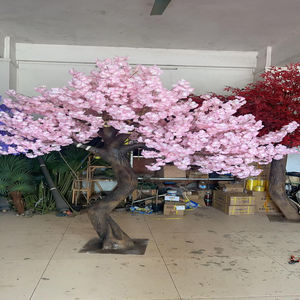 Promotion : Arbre artificiel géant de <span class=keywords><strong>cerisier</strong></span> en fleurs, taille personnalisée, fausse Sakura pour aménagement paysager de centres de villégiature, parcs, rues et places commerciales - Product Image 5