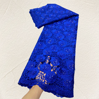 Nouvelle arrivée Affinity, tissu en dentelle française à paillettes et broderies, fleurs pour robes, décoration