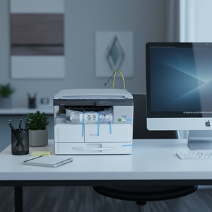 Impresora de Escritorio Monocromática A3 Nueva, 20 ppm, 52-216 g/m² ㎡   Impresora Láser Ricoh MP2014 A3 600dpi Copiadora - Product Image 1