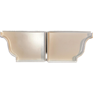 Embout en aluminium de 5 à 6 pouces, accessoire de gouttière de style moderne, utilisé pour sceller les deux extrémités de la gouttière - Product Image 2