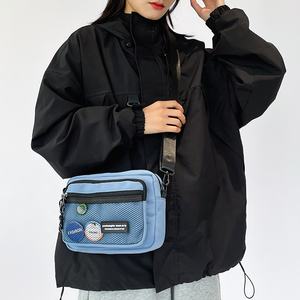 Cartello in gomma scomparto interno cinturino rimovibile griglia cerniera in Nylon borsa a tracolla impermeabile borsa a tracolla borsa a tracolla - Product Image 4