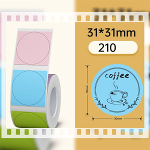 กาวไดคัทไวต่อความร้อนสติกเกอร์ฉลากวงกลมลามิเนตพื้นผิวถ้วยกาแฟแชมพูแชมพูอุตสาหกรรมโลโก้แบรนด์ - Product Image 5