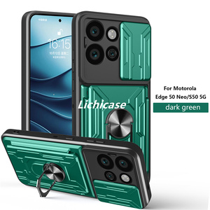 Lichicase nhanh chóng Giao hàng TPU lai PC trượt máy ảnh bìa Thiết kế trường hợp đối với motorolarola cạnh túi nhựa - Product Image 5