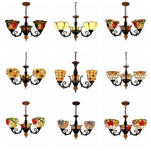 <span class=keywords><strong>Lustre</strong></span> suspendu Tiffany en verre, motif oiseau, lampe vitrail bronze, lampes Tiffany, <span class=keywords><strong>lustre</strong></span> suspendu de luxe à trois têtes, motif <span class=keywords><strong>perroquet</strong></span> - Product Image 3
