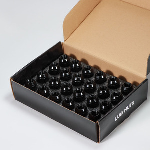 Black M14x1.5 Hex7/8 "Bulge Acorn Conical Seat Wheel Lug Nut Set - Product Image 6