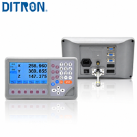 DITRON Afficheur numérique 3 axes D70 avec écran LCD, règle linéaire haute précision pour tour, fraiseuse et autres instruments de test