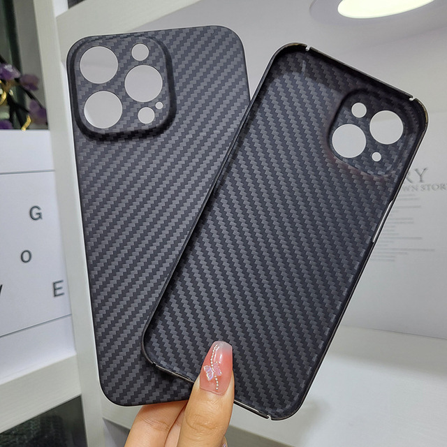 Luxury Phone Case for iphone 15 Pro Max case for iphone 14 13 12 Pro Max Aramid Real Carbon Kevlar Fiber Mobile Phone case