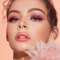 Kostenlose Probe Großhandel Private Label Hoch pigmentierte wasserdichte 5 Shade Glitter Lidschatten-Palette mit mehrfarbigen Lidschatten