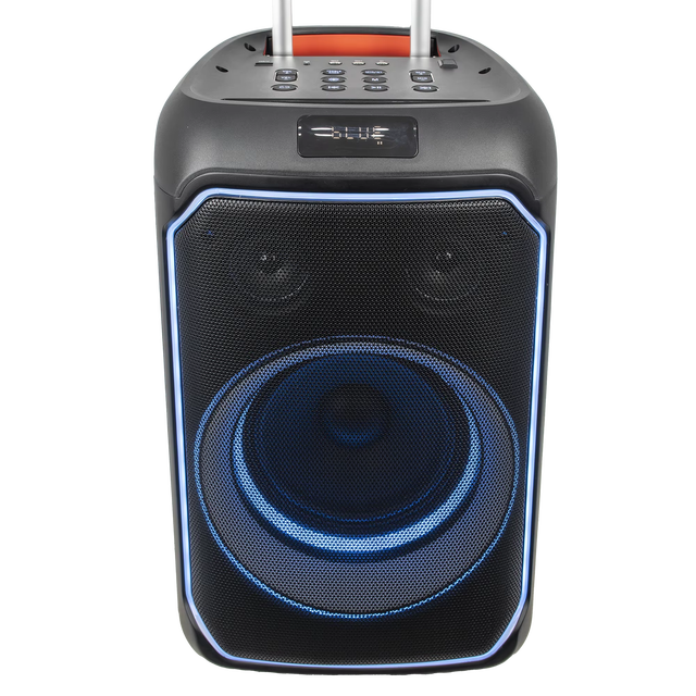 2025 Best Selling Single 8 Inch DJ Karaoke Speakers Portable Party Sound Box Trolley TWS Mobile Bluetooth Music Players