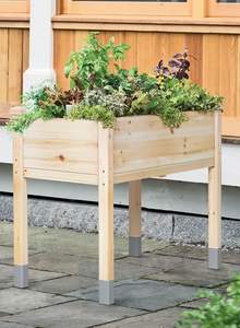 Jardinière surélevée renforcée de grande taille pour légumes, fleurs, herbes, jardin surélevé en <span class=keywords><strong>bois</strong></span> avec pieds - Product Image 6