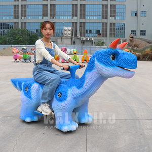 Công viên giải trí mô phỏng cưỡi mô tô khủng long đi xe đồ chơi hình hoạt hình - Product Image 4