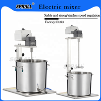 SPALL Agitateur aérien électrique Petit mélangeur de laboratoire Mélangeur de liquide Mélangeurs de shampooing
