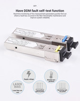 10g 120km sfp-10g-sr-s dwdm sfp 15xx.xxnm sfp-10g-t-x Module sfp-10g-lr SFP 10G 80KM Compatible avec cisco Avago Mikrotik