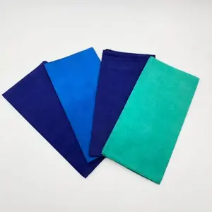 100% cotton solid color assorted multifunctional big square customised bandana