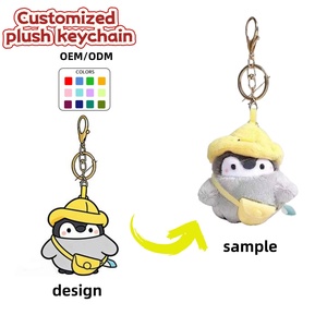 Özel Japon Tarzı Seyahat Küçük Penguen Kolye Sevimli Ayı Peluş Oyuncak Sırt Çantası Anahtarlık Enerji Çifti Peluş Bebek Kolye - Product Image 2