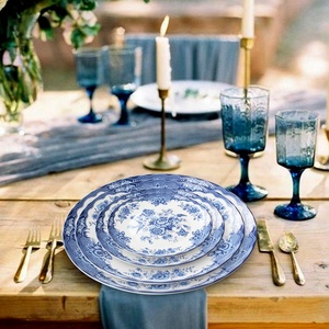 Bán Buôn Bộ Đồ Ăn Với Vành Vàng Xương <span class=keywords><strong>China</strong></span> Dinner Set Grace Designs Gốm Đồ Ăn - Product Image 4