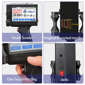 Deliou Mini Thông Minh Cầm Tay Máy In Phun Thời Hạn Sử Dụng Mã Hóa Mã QR Mã Vạch Logo Di Động Cầm Tay Nhiệt Máy In Phun - Product Image 2