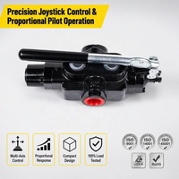 Vanne de commande hydraulique directionnelle compacte de meilleure qualité vanne pilote hydraulique