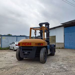 Chariot élévateur contrepoids TCM FD100 10T pour les industries de la vente au détail - Prix d'usine de haute qualité, moteur diesel d'origine japonaise, garantie 1 an - Product Image 5