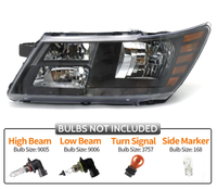 Nouveau phare avant LED OE AURON 32V 6000K 60W 6000 Lumens à faisceau bas pour Dodge Journey 2009-2018 – Vente en gros de phares OE