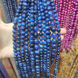 Cuentas de Piedra Natural de Alta Calidad de 8 mm, Piedras Sueltas de Ojo de Tigre de 6, 8 y 10 mm, Meteorito Checo, Piedra Preciosa - Product Image 4