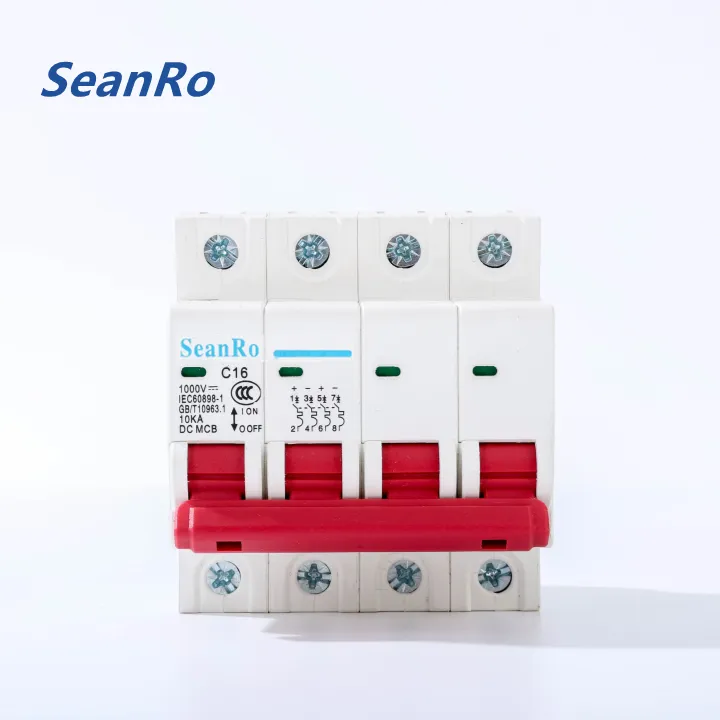 SeanRo 1 2 3 4 p Haupt schalter Leistungs schalter elektrische automatische DC mcb 32 10 Ampere Miniatur-Leistungs schalter