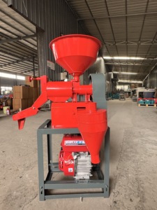 Moulin à riz compact entièrement automatique pour ferme, avec roulement en fonte, capacité de production de 170 kg/h, équipé d'un moteur à essence de 7,5 CV - Product Image 3