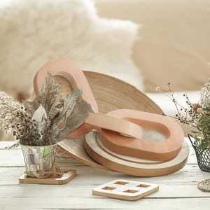 สร้อยไม้ทำมือสไตล์โบฮีเมียนแบบสามวง พร้อมโลโก้สั่งทำ สำหรับตกแต่งบ้าน ขายส่ง - Product Image 2