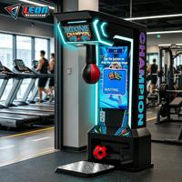 Machine de boxe robuste, borne de mesure de force de boxe, classement mondial en ligne avec mise à jour en temps réel pour les bornes d'arcade
