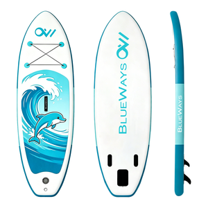 Tabla <span class=keywords><strong>de</strong></span> Paddle Surf Inflable Junior <span class=keywords><strong>de</strong></span> 290 cm con Diseño <span class=keywords><strong>de</strong></span> Delfín, Tabla <span class=keywords><strong>de</strong></span> Paddleboard Estable <span class=keywords><strong>de</strong></span> 31 Pulgadas <span class=keywords><strong>de</strong></span> Ancho para Niños, Fábrica OEM, Certificación CE y BSCI - Product Image 6